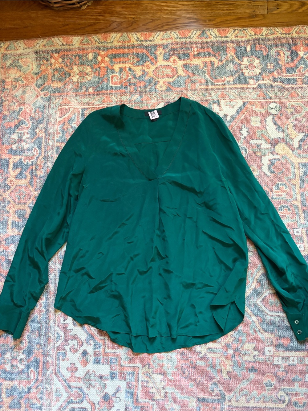 BUNDLE OF TWO - J. Crew - Silk Popover Blouse Tops - 10 - Picture 3 of 12